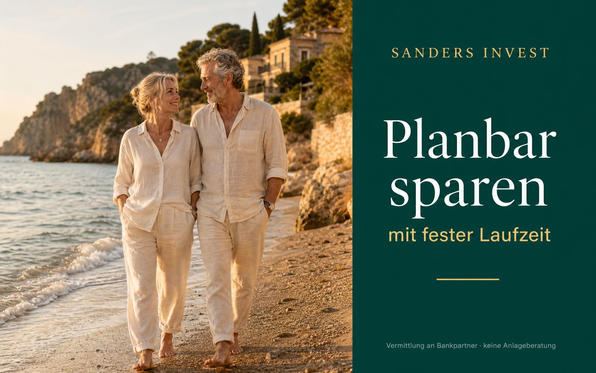 Älteres Ehepaar am Strand